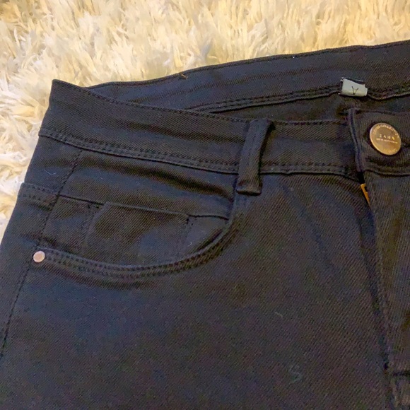 Zara TRF Denim Black Skinny Jeans - Picture 3 of 6